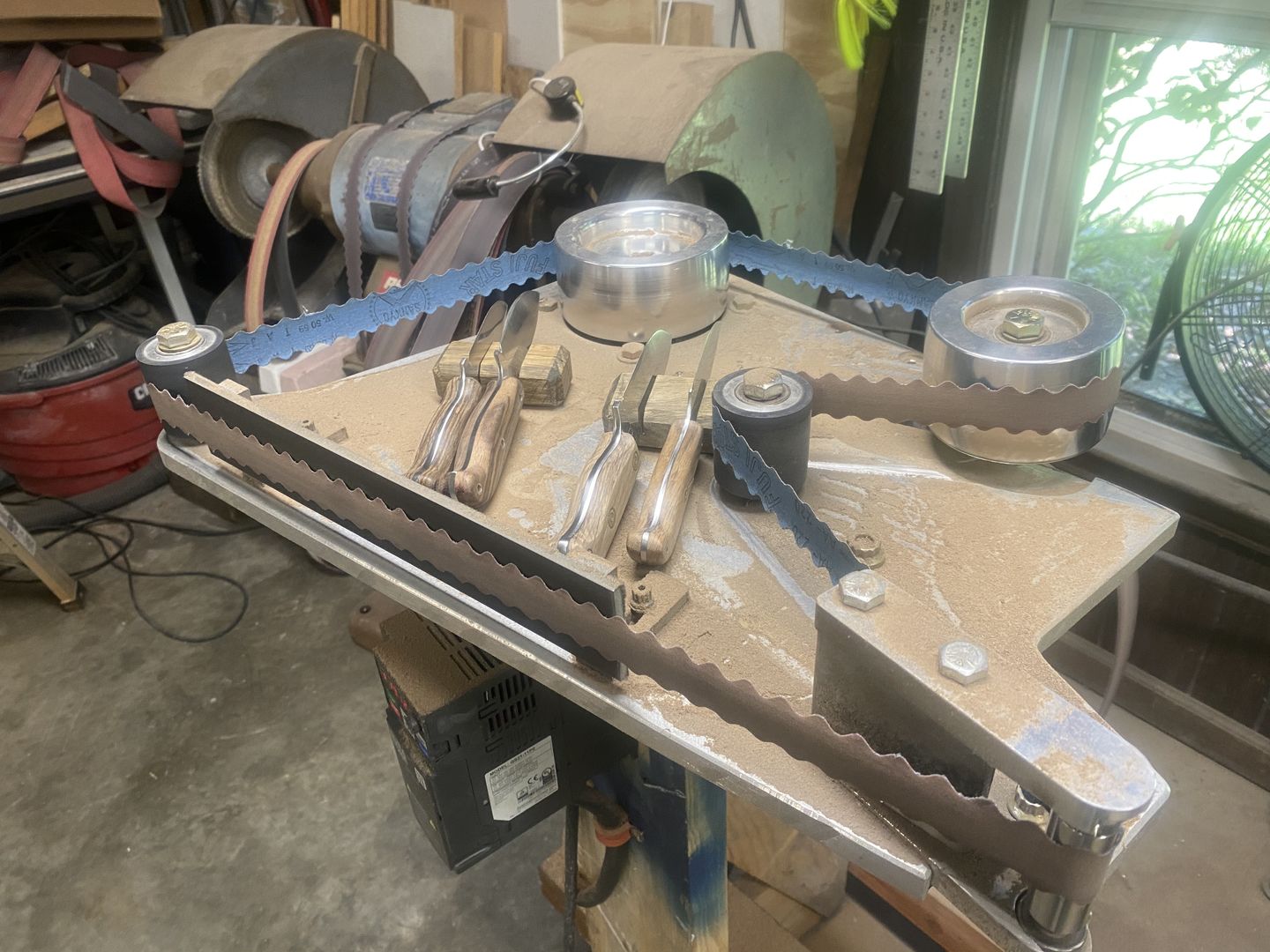 Customer photo review of 2" x 72" Specialty Sanding Belts
