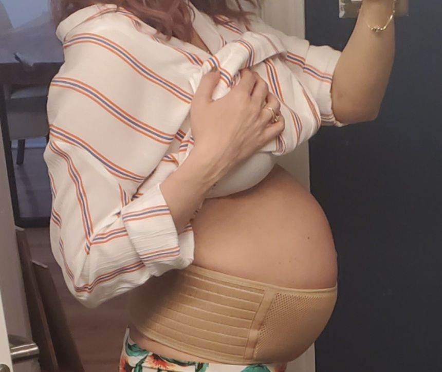 Customer photo review of Maternity Support Belt