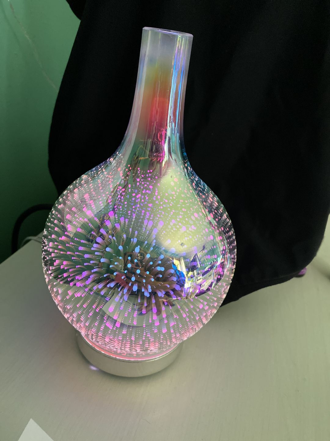 Customer photo review of Oil Aroma Diffuser 3D Glass