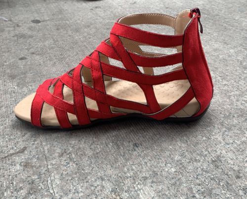 Customer photo review of 2021 Summer Hollow-Out Breathable Flat Sandals