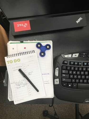Customer photo review of Schedule Magic: The Daily To-Do List Notebook