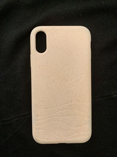 Customer photo review of Eco Friendly iPhone XR Phone Case - Whale 2.0 in Blush Pink