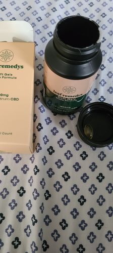 Customer photo review of 1500mg CBD Soft Gels sleep formula