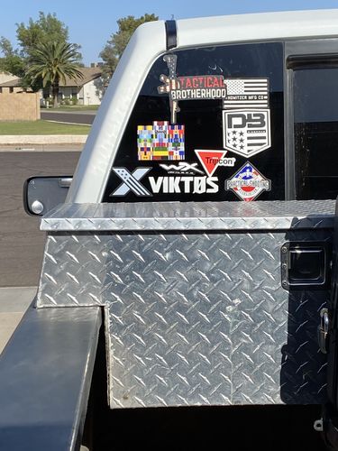 Customer photo review of TB Official Decal - Die Cut 6" x 6"