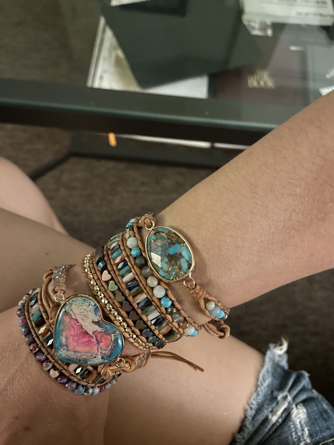 Customer photo review of Intense Love Protection Wrap Bracelet
