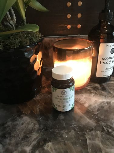 Customer photo review of SUPER TEETH Dental Probiotic 60 Count