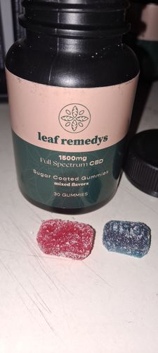 Customer photo review of 1500mg CBD Gummies mixed flavors