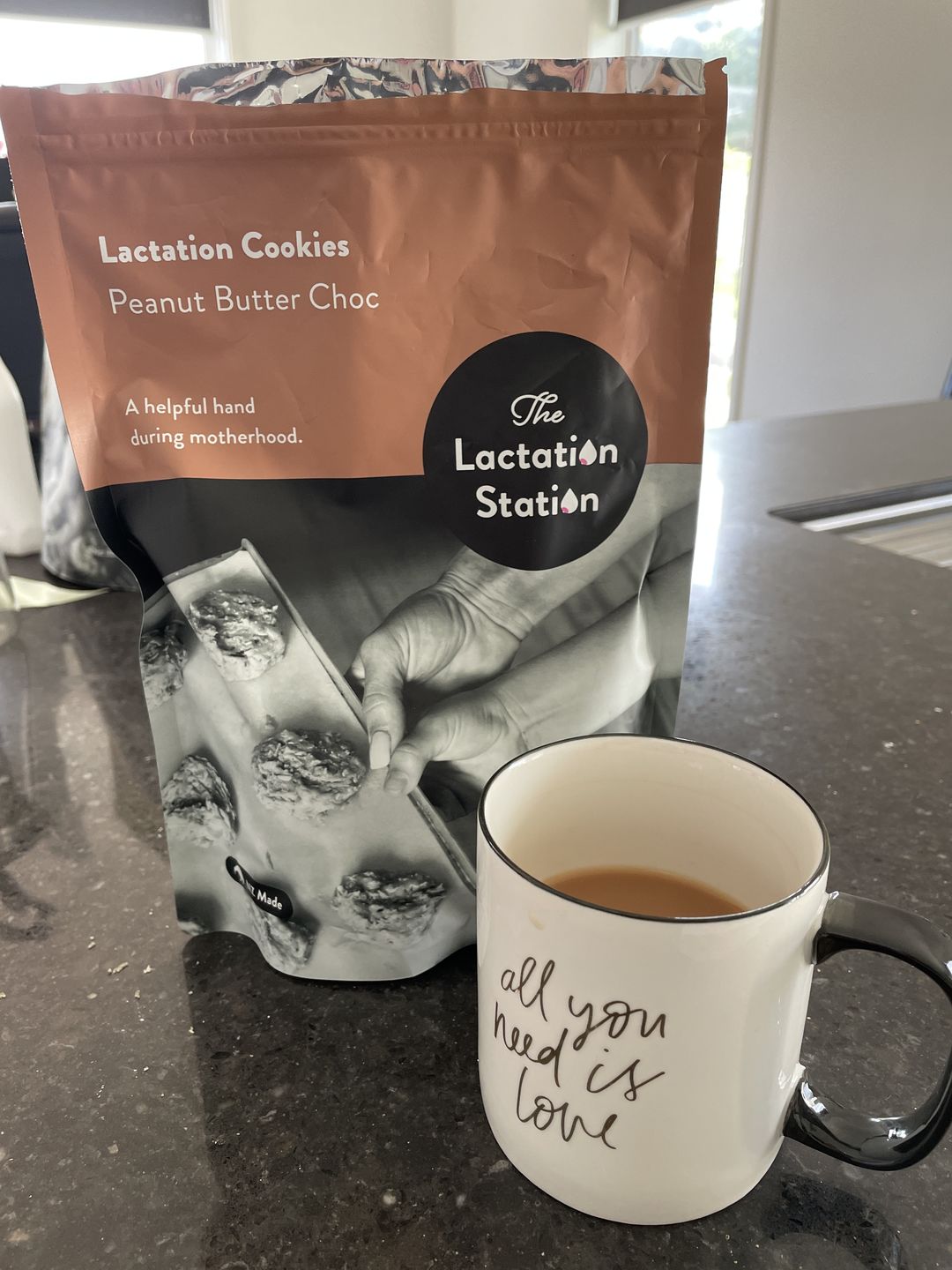 Customer photo review of Peanut Butter Choc Lactation Cookies