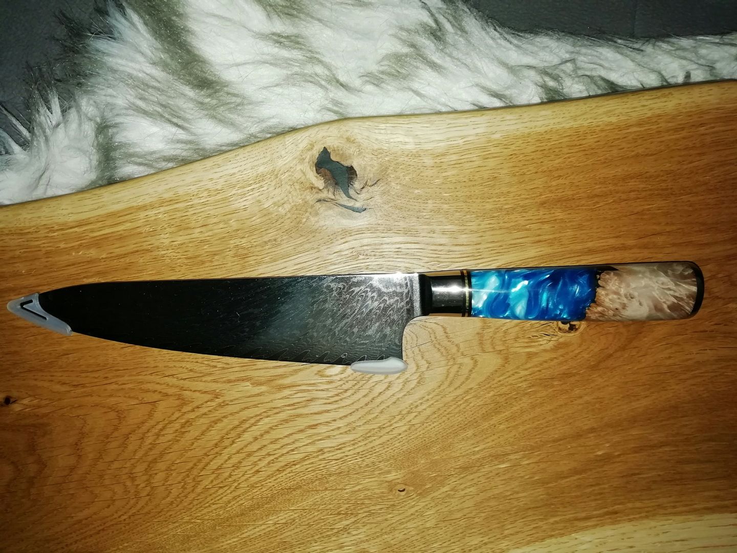 Customer photo review of Damast Chef Messer