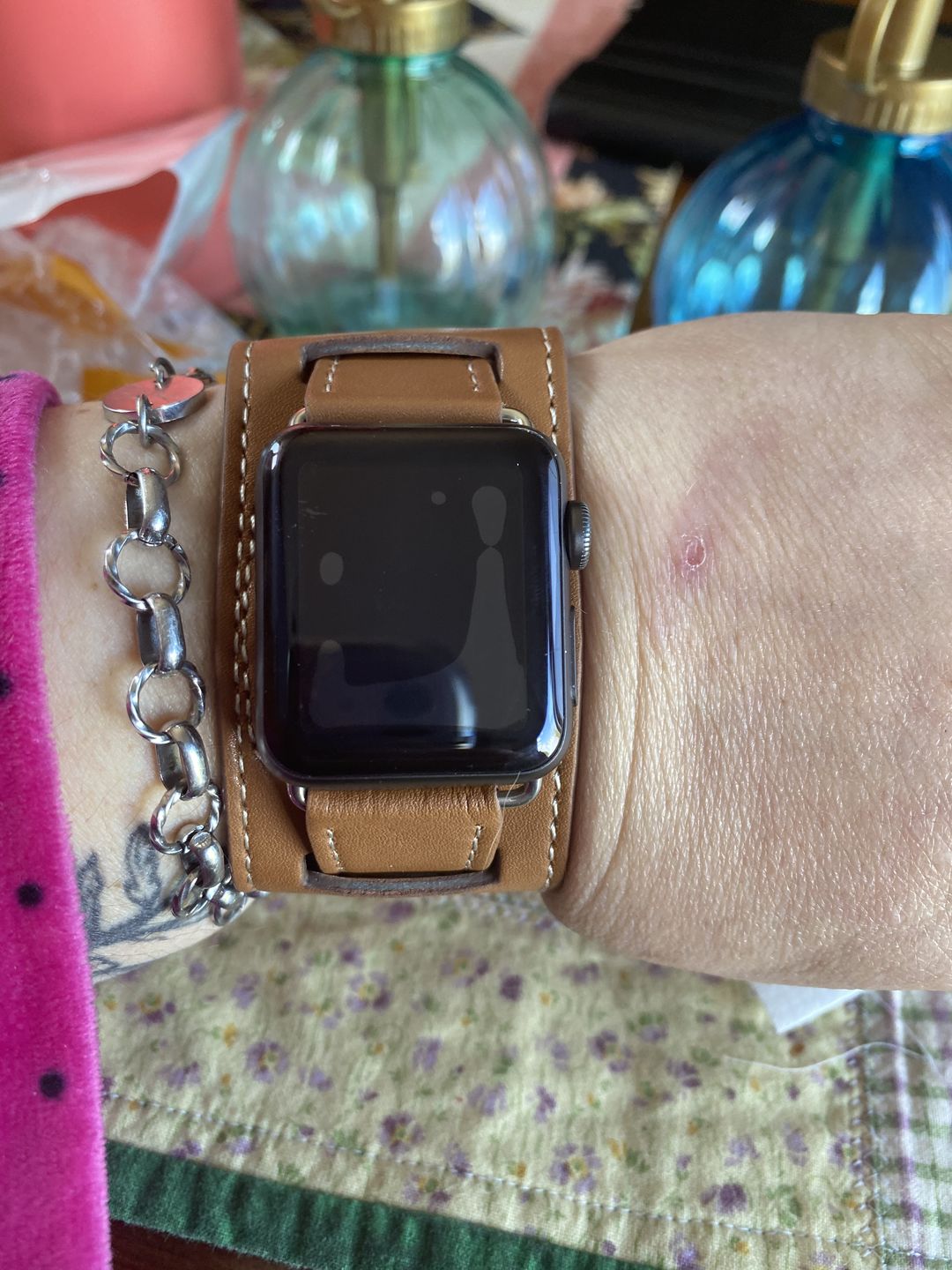Customer photo review of Dione Leather Band (4 Colours)