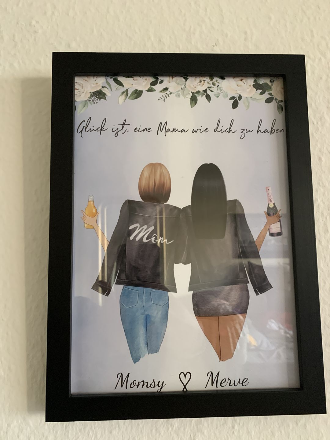 Customer photo review of Mutter & Tochter - Personalisiertes Poster