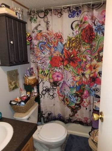 Customer photo review of Shower Curtains - April Collection