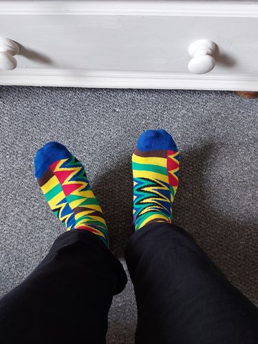 Customer photo review of The Classic Afrisocks Collection