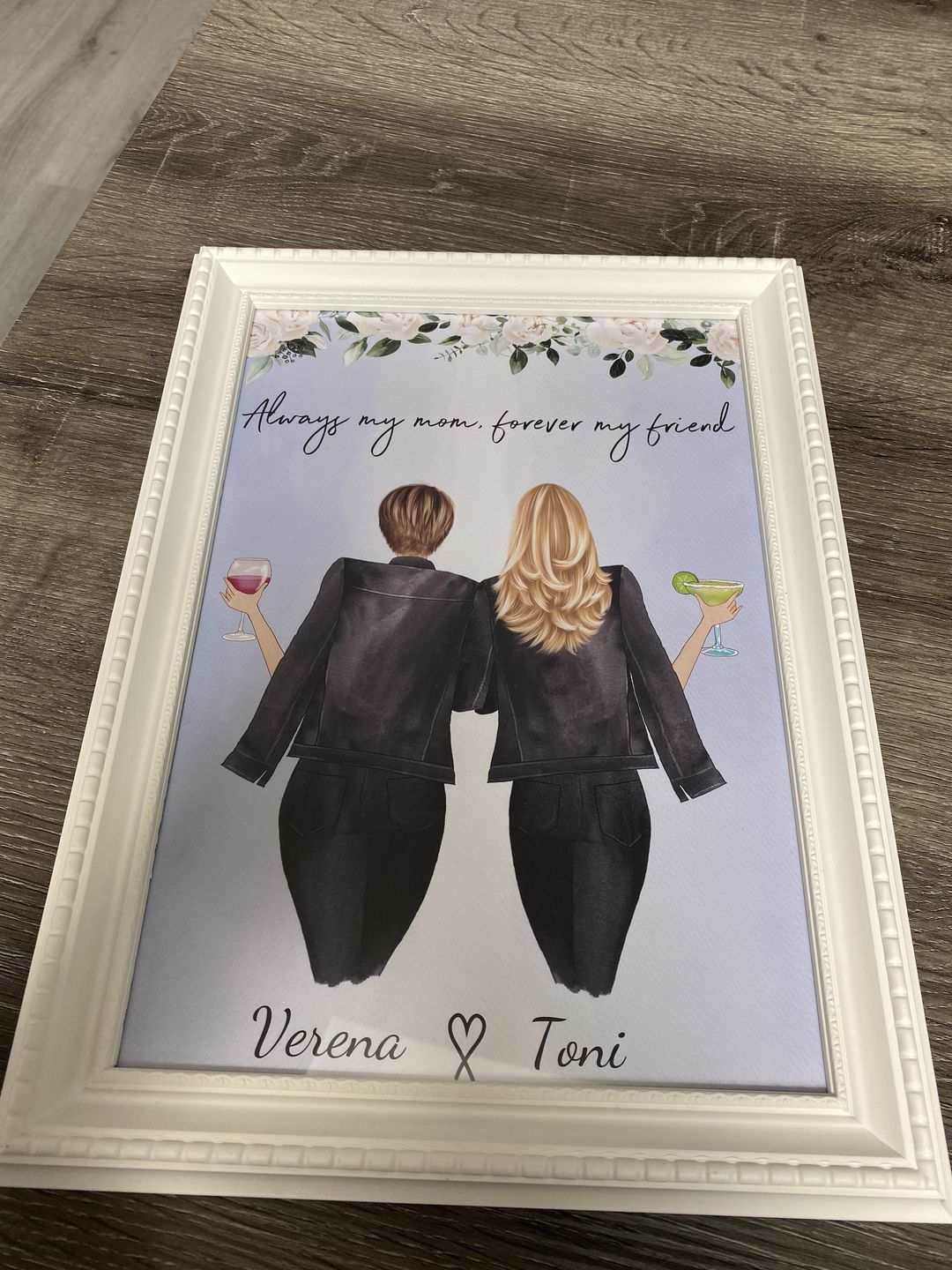 Customer photo review of Mutter & Tochter - Personalisiertes Poster