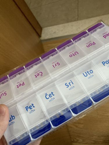 Customer photo review of Tjedni organizator lijekova (na hrvatskom)