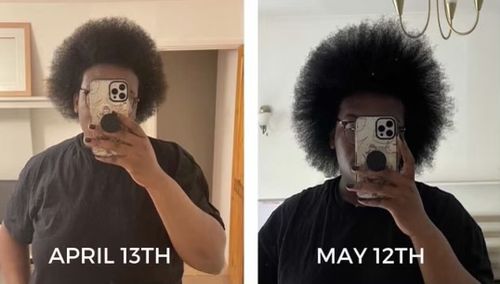 Customer photo review of Inches - Hair & Beard Oil