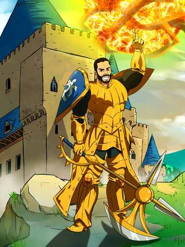 Customer photo review of Caricature cartoon dessinée à la main: Personnalisée