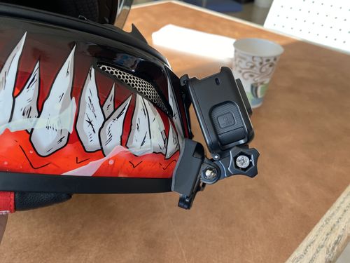 Customer photo review of HJC RPHA-11 Camera Mount