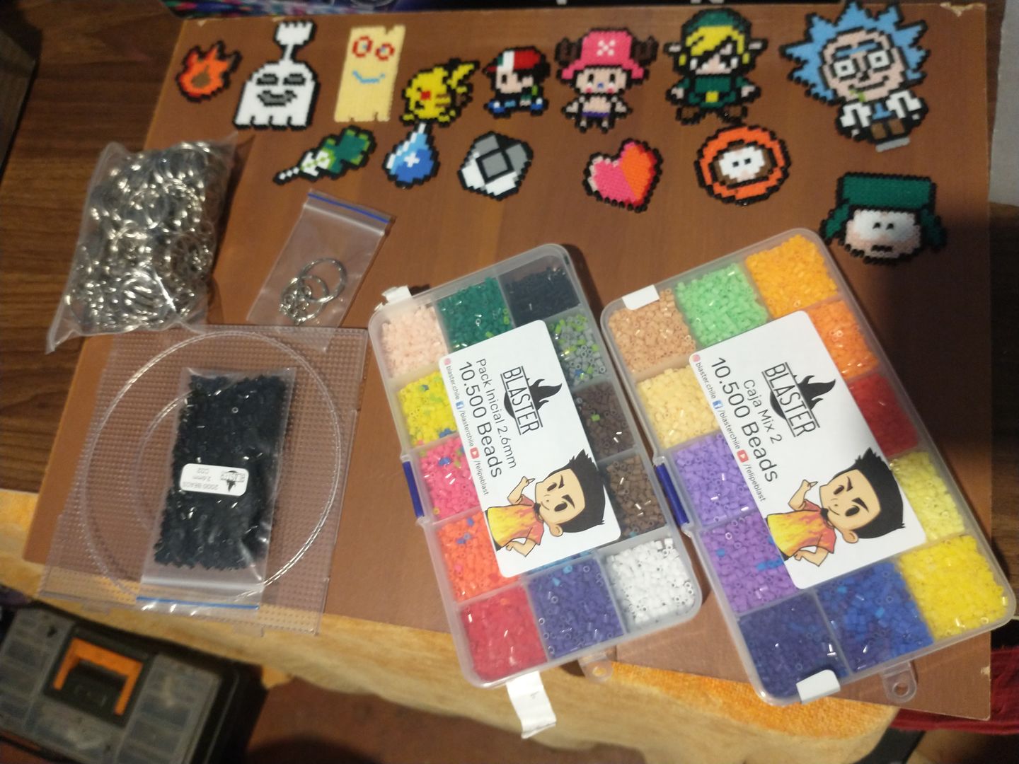 Customer photo review of Pack 100 Argollas de llavero