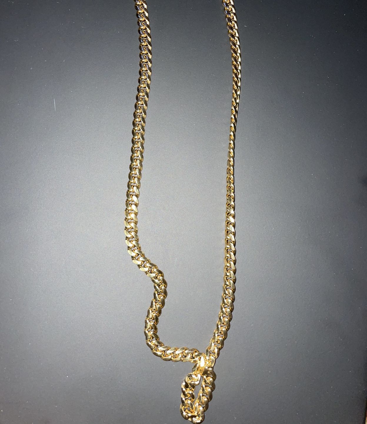 Customer photo review of 6mm 14K Gold IP Premium Miami Cuban Chain