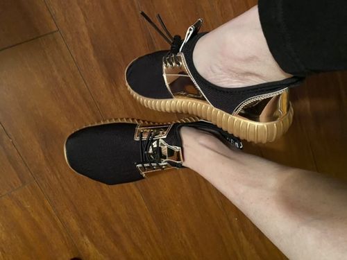 Customer photo review of Astra Sneakers - Instant Foot Pain Relief