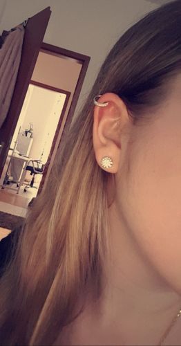 Customer photo review of Faye Ohrringe