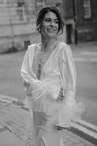 Customer photo review of Serena pearl Y-necklace