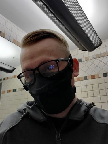 Customer photo review of Vex Mask