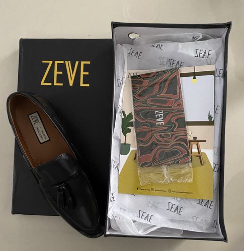 Customer photo review of Tassel Loafer - Black Grey (Hand Painted Patina)