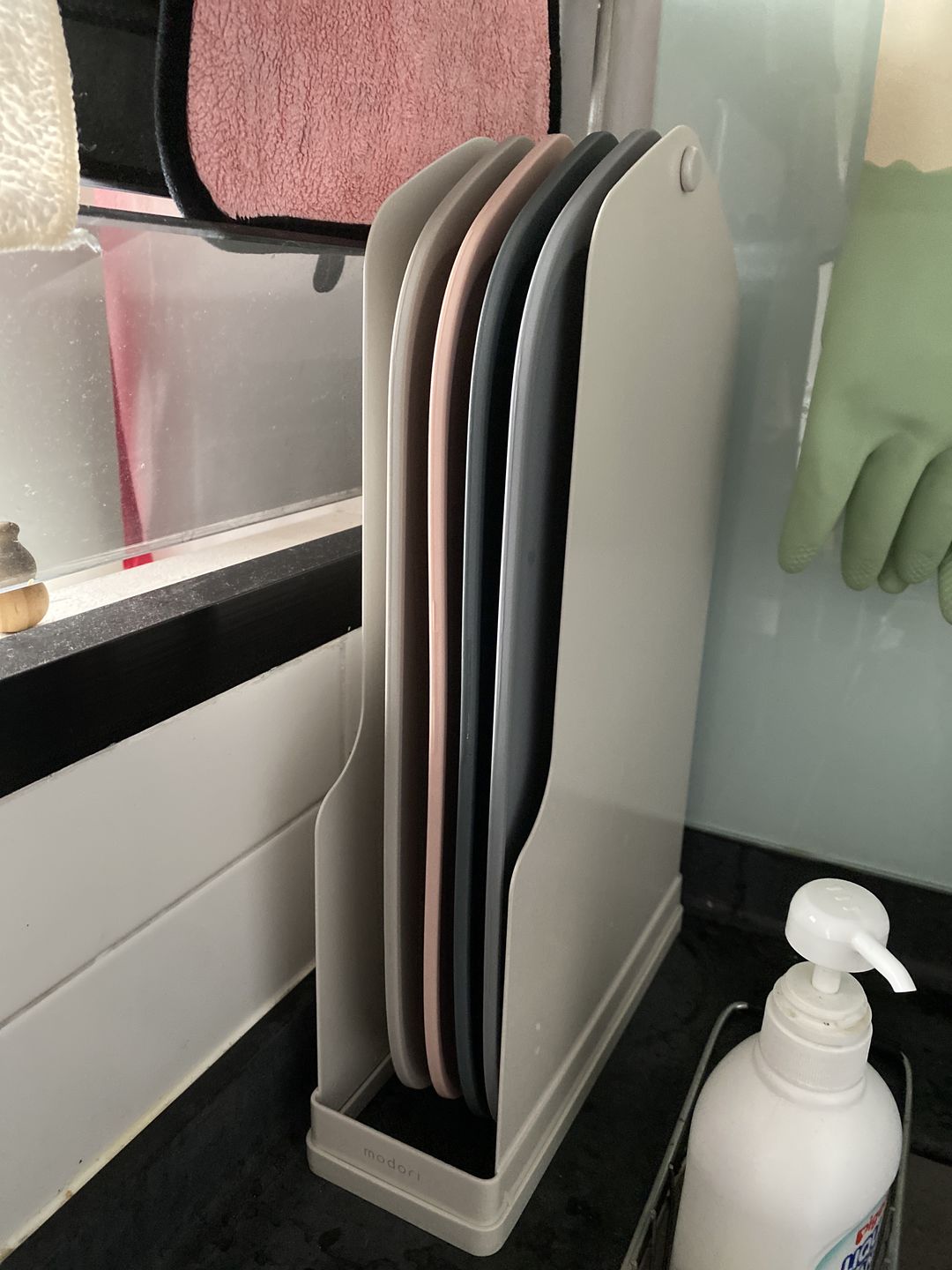Customer photo review of Cutting Board (4-Color Set)