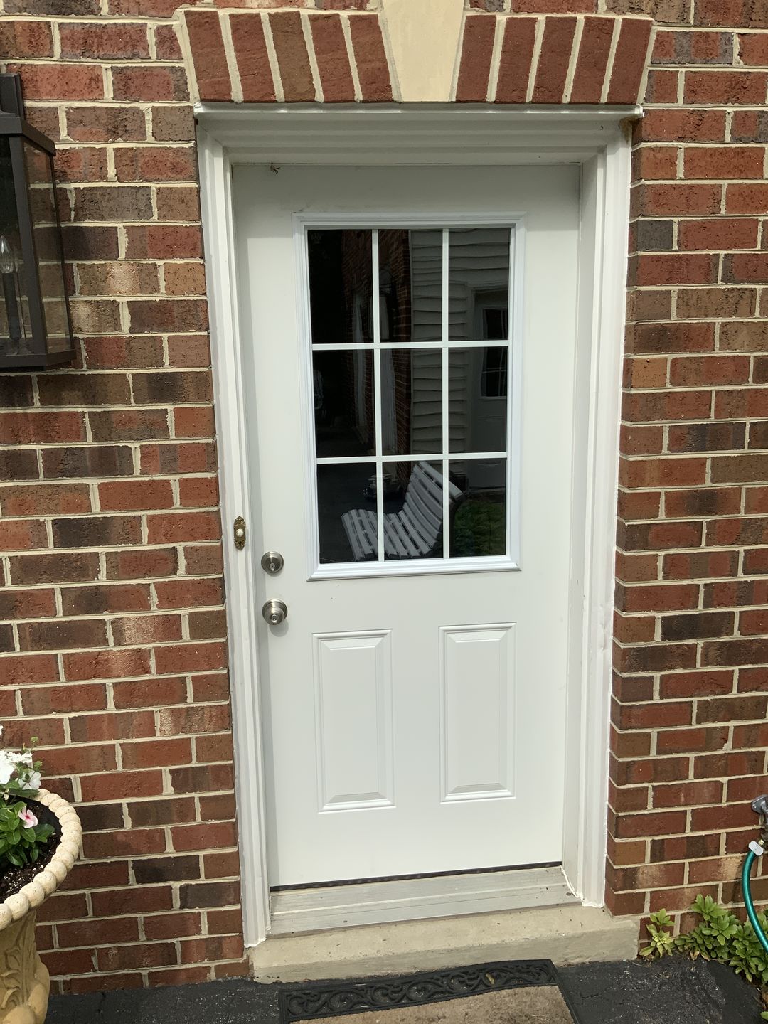 Customer photo review of 36" Pease Steel Entry Door Slab (6 Panel Style)