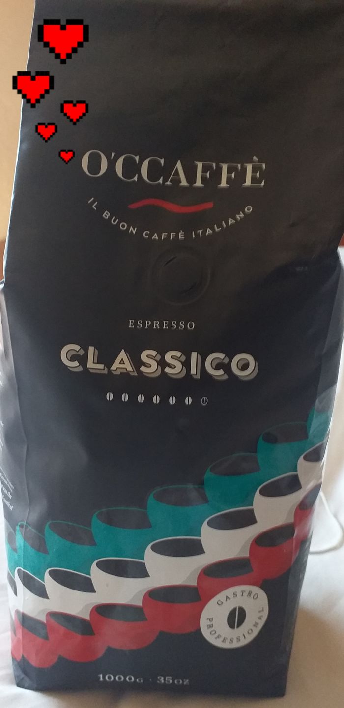 Customer photo review of Occaffe Grano Espresso Classico Professional 1kg