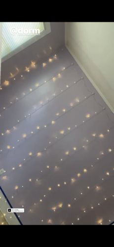 Customer photo review of DormVibes Warm White Wall Lights