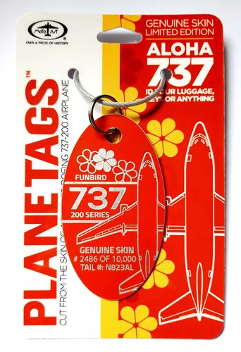 Customer photo review of ALOHA AIRLINES BOEING 737 - PLANETAG - TAIL# N823AL