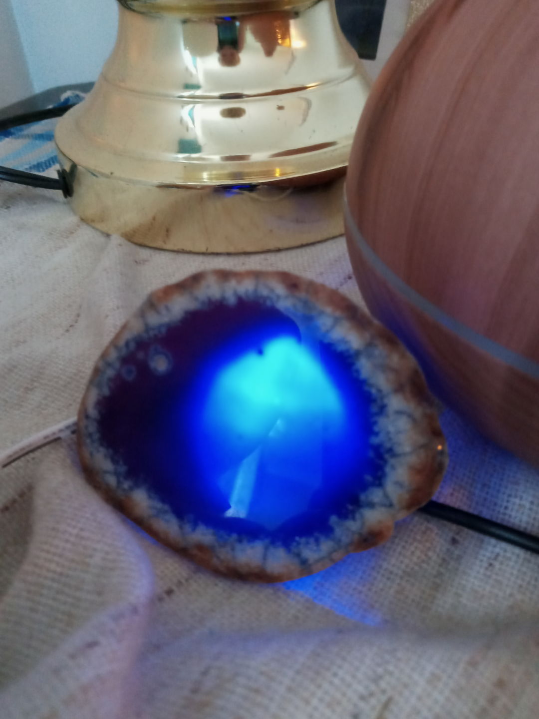 Customer photo review of Agate Night Light