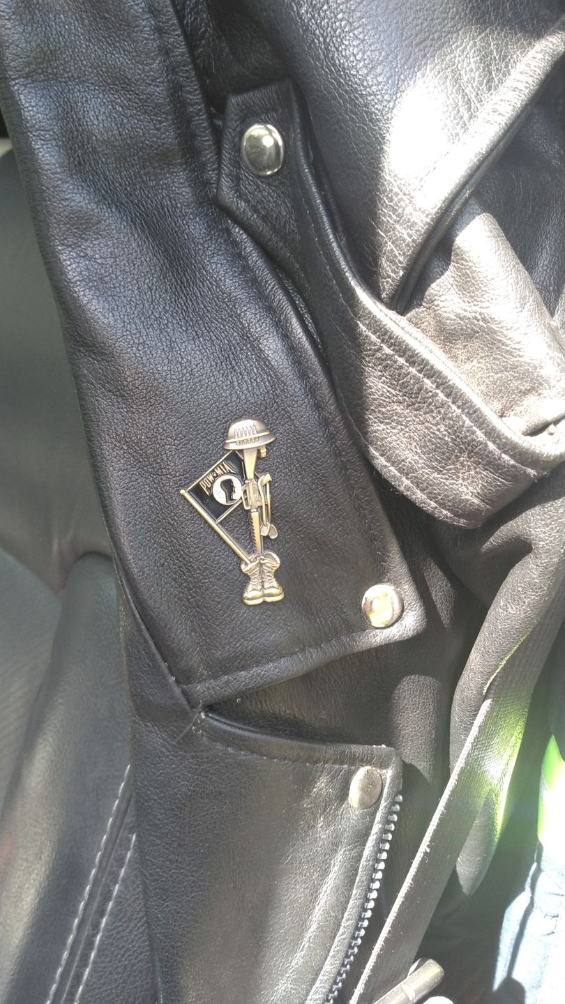 Customer photo review of POW*MIA Memorial Pin