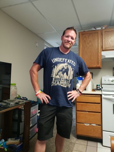 Customer photo review of Bigfoot Champ Heavy Tee 5.3oz