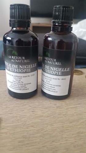 Customer photo review of HUILE DE NIGELLE 50ML