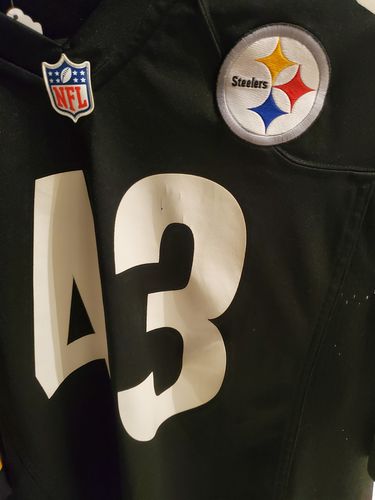 Customer photo review of Troy Polamalu Pittsburgh Steelers Nike NFL Jersey Size Large