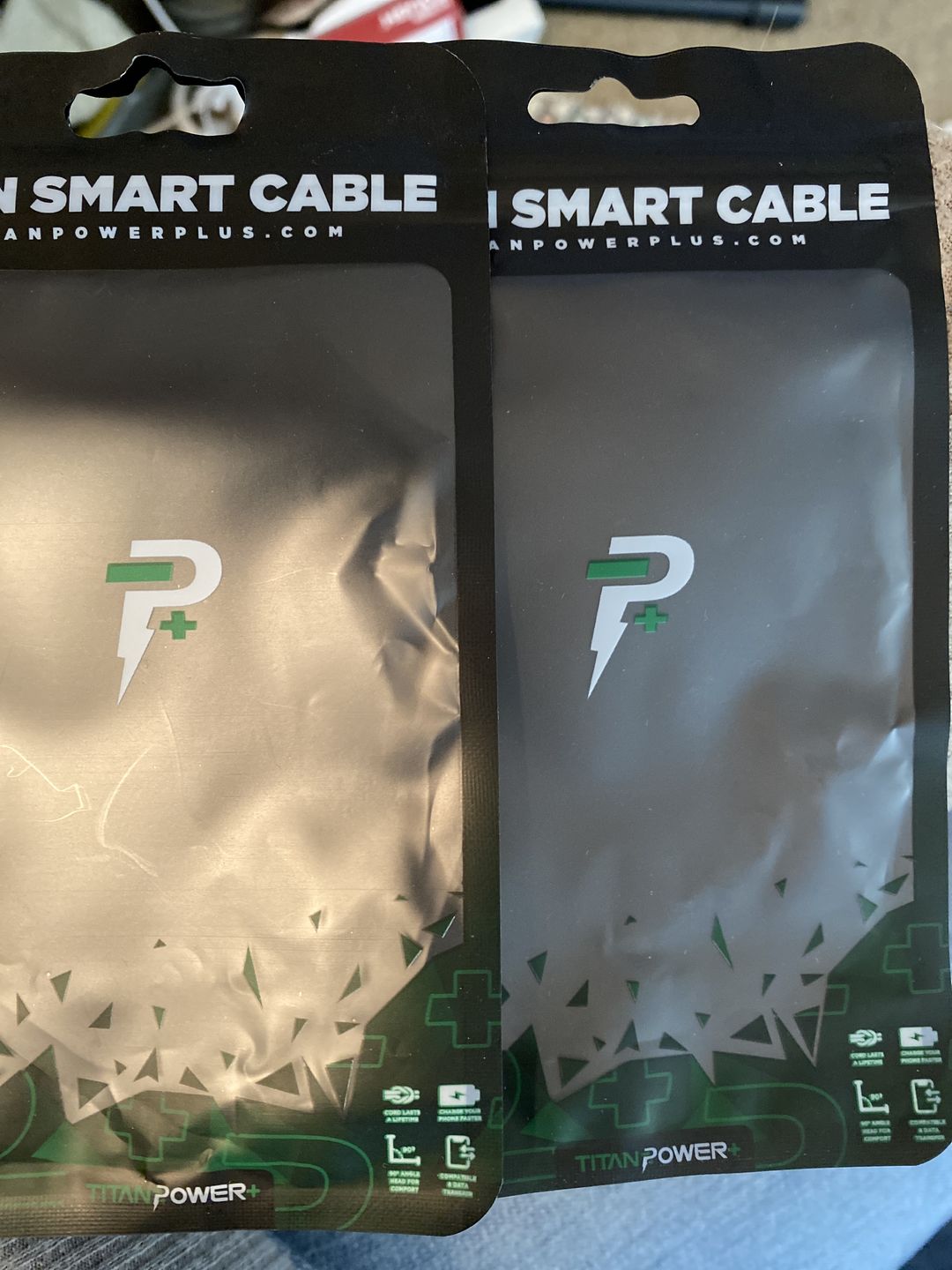 Customer photo review of Titan Smart Cable™ (3-Pack)