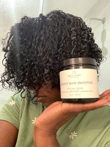 Customer photo review of "Groovy Hair Smoothie"- Styling Cream