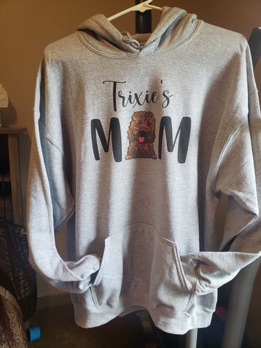 Customer photo review of Dog Mom/Dad - Personalized Custom Unisex Hoodie