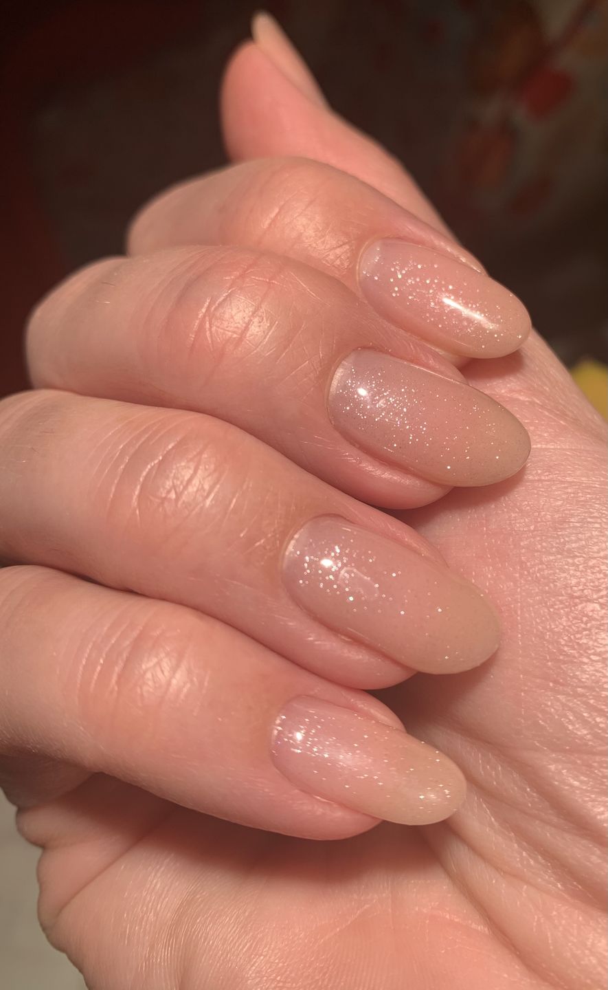 Customer photo review of Semilac Top No Wipe Sparkle Diamond UV Gel 7 ml