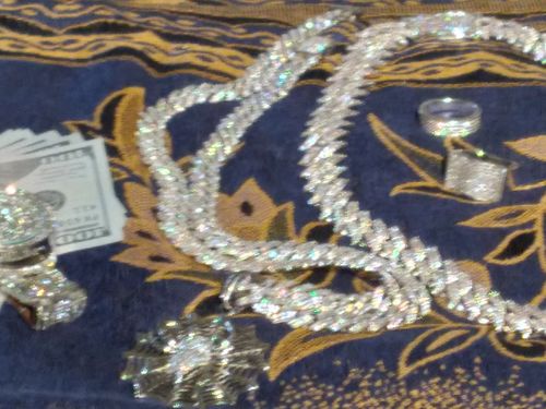 Customer photo review of 20mm Iced Out Spiked Cuban Cuban Chain