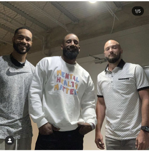 Customer photo review of Mental Health Matters (Block Lettering) -- Sweatshirt