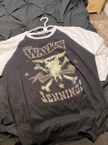 Customer photo review of Waylon Jennings Vintage 70's Style Shirt