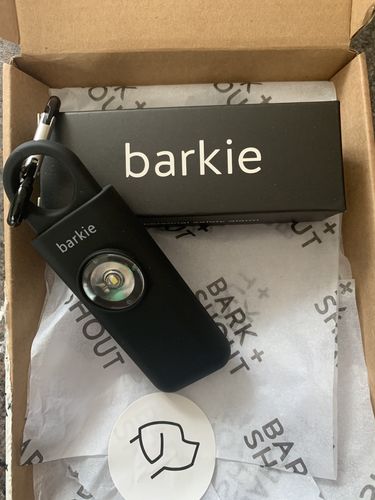 Customer photo review of BARKIE - Personal Safety Alarm