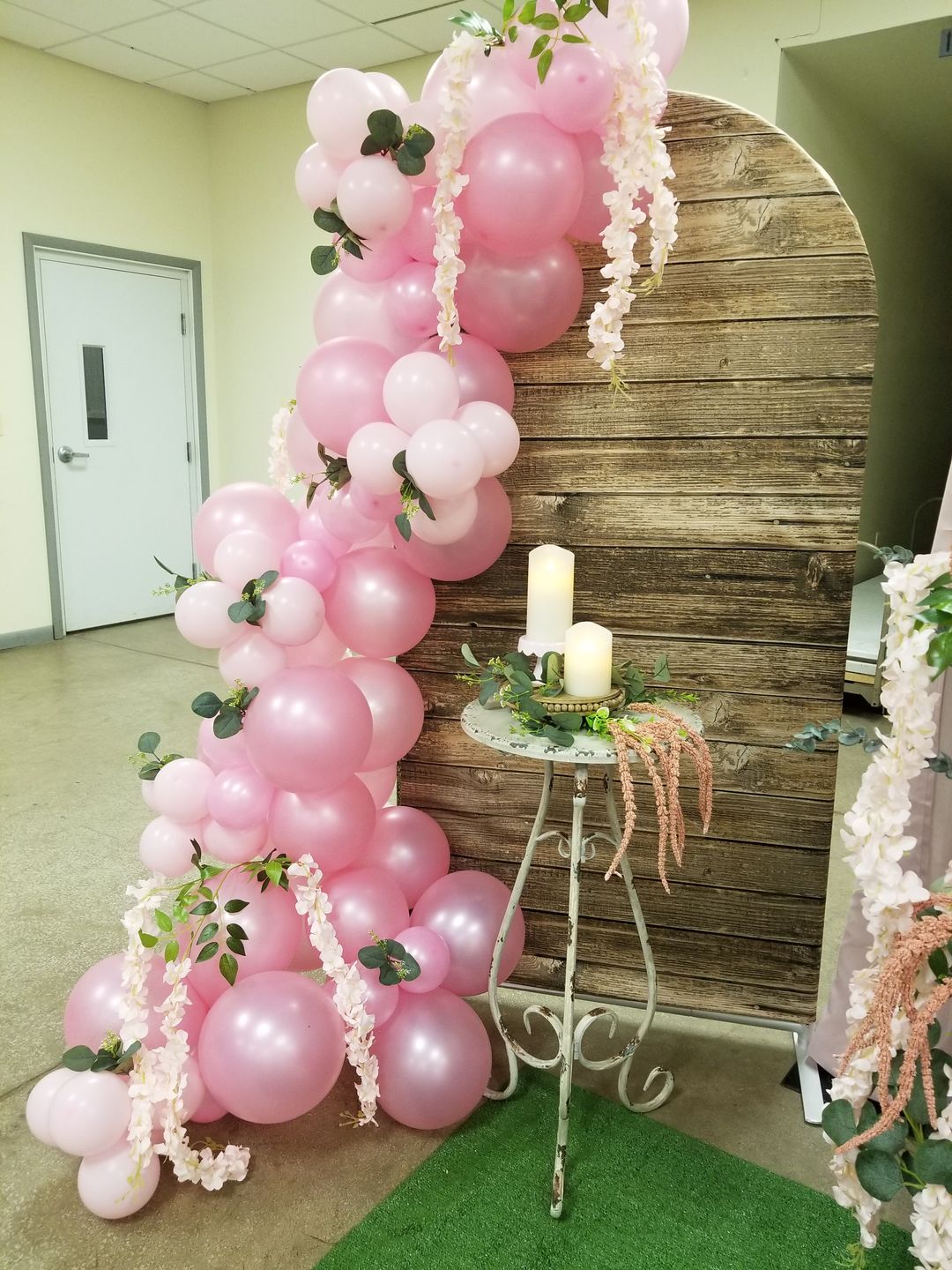 Customer photo review of Chiara Backdrop Wall Set, Arched Wall Set Birthday&Baby Shower&Wedding Party Decoration