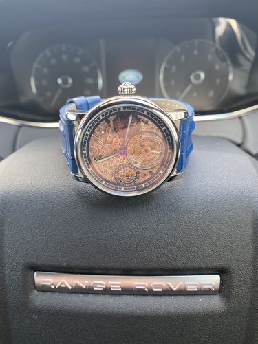 Customer photo review of 24mm ERA Timepieces Hornback Leather Band