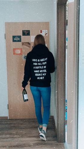 Customer photo review of LOVE IS GREAT - Hoodie Unisex
